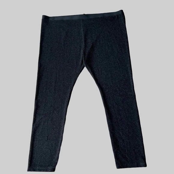 Gabrielle by Molly Bracken Black Shimmer Skinny Pants - Picture 1 of 13